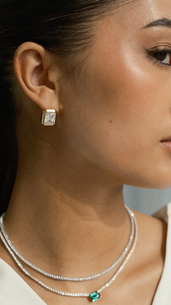 Lily Earrings Gold Vermeil