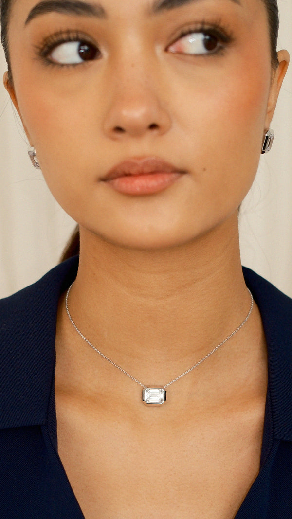 Lily Necklace Sterling Silver