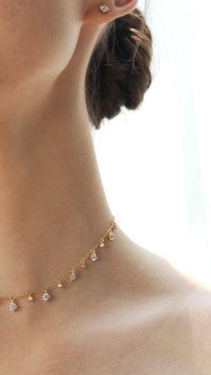 Lisbet Necklace Gold Vermeil