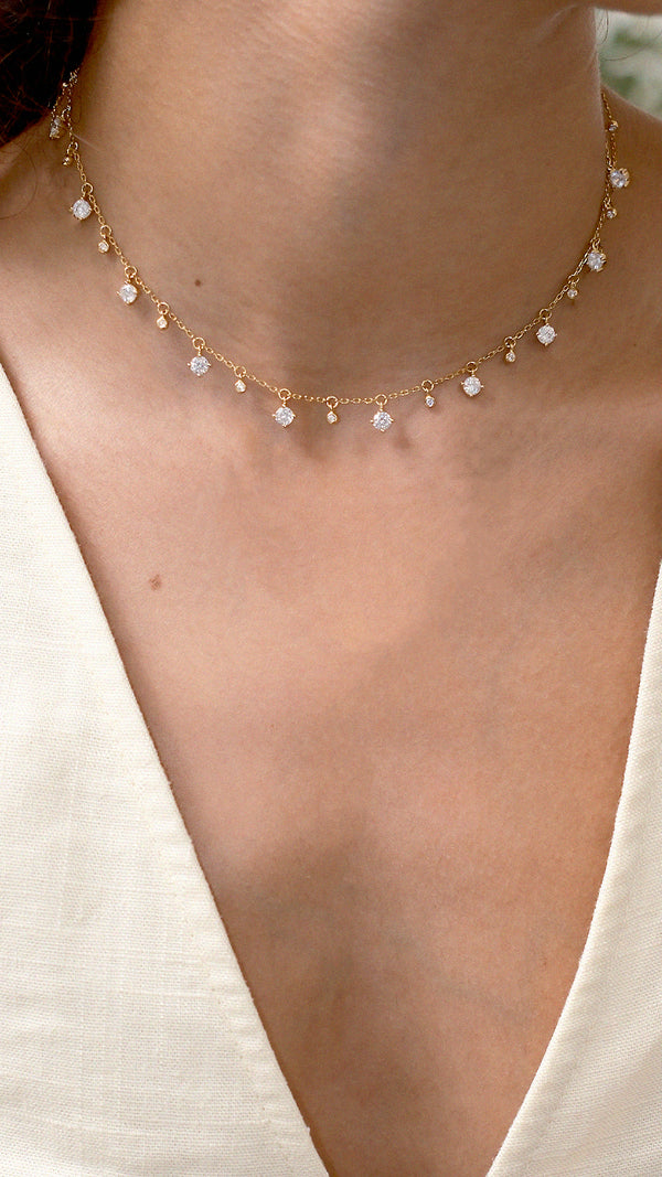 Lisbet Necklace Gold Vermeil