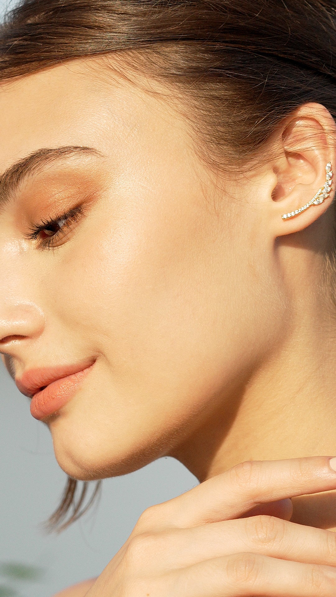Livia Ear Climber Gold Vermeil