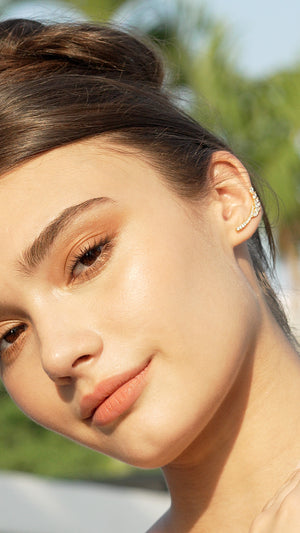 Livia Ear Climber Gold Vermeil