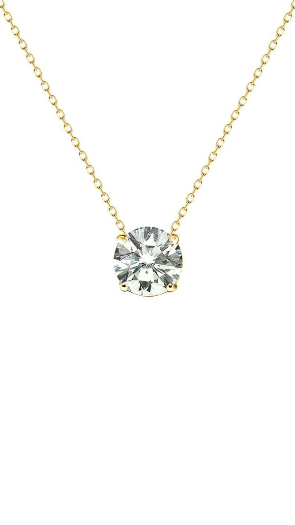 Loretta Diamond Necklace 18K Yellow Gold