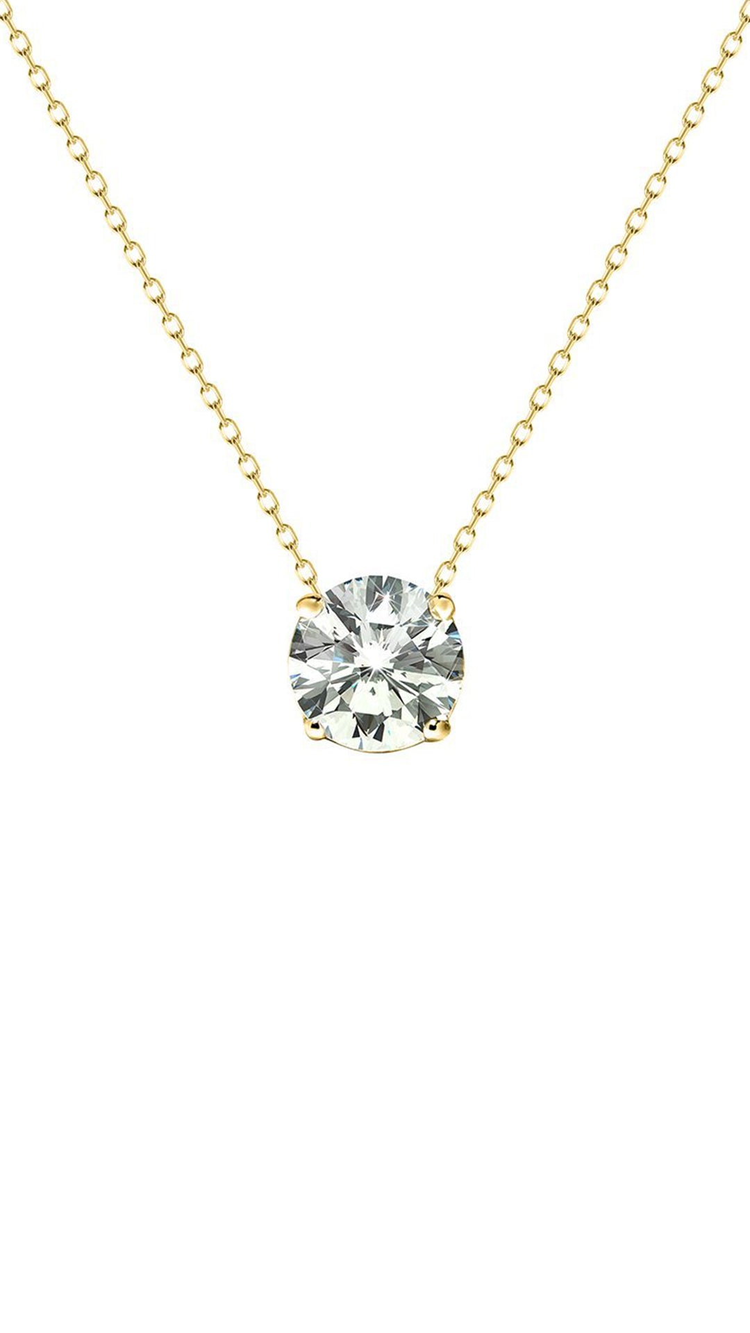 Loretta Diamond Necklace 18K Yellow Gold