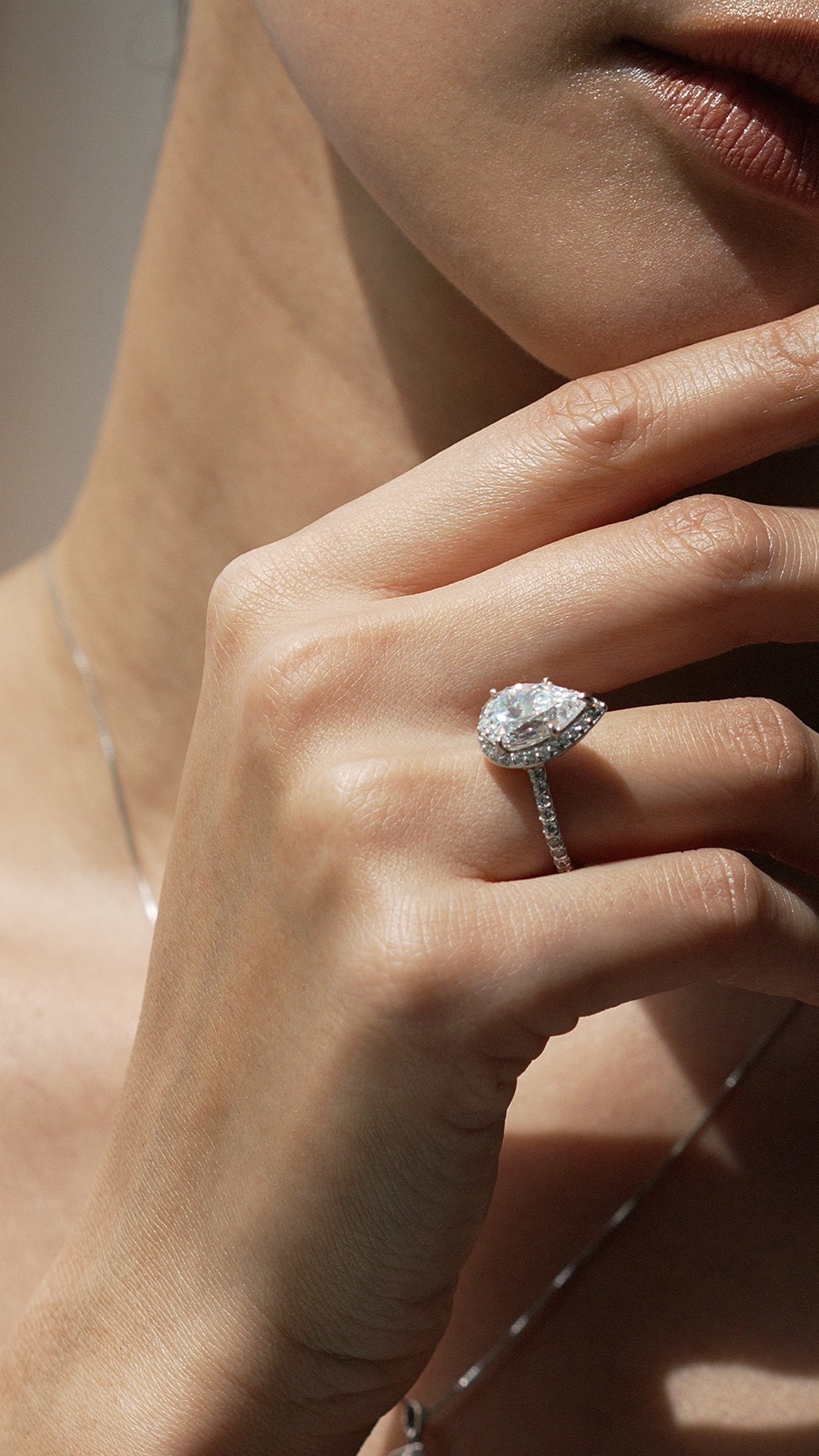 Luella Pear Borderset Ring