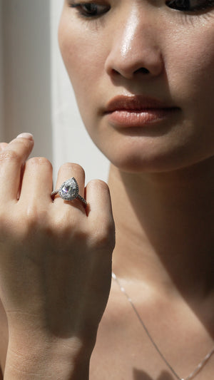 Luella Pear Borderset Ring