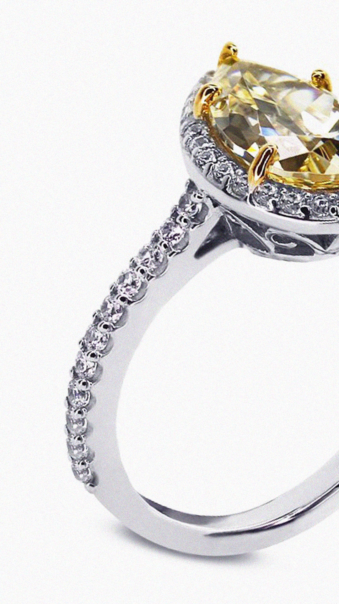 Luella Canary Ring Sterling Silver