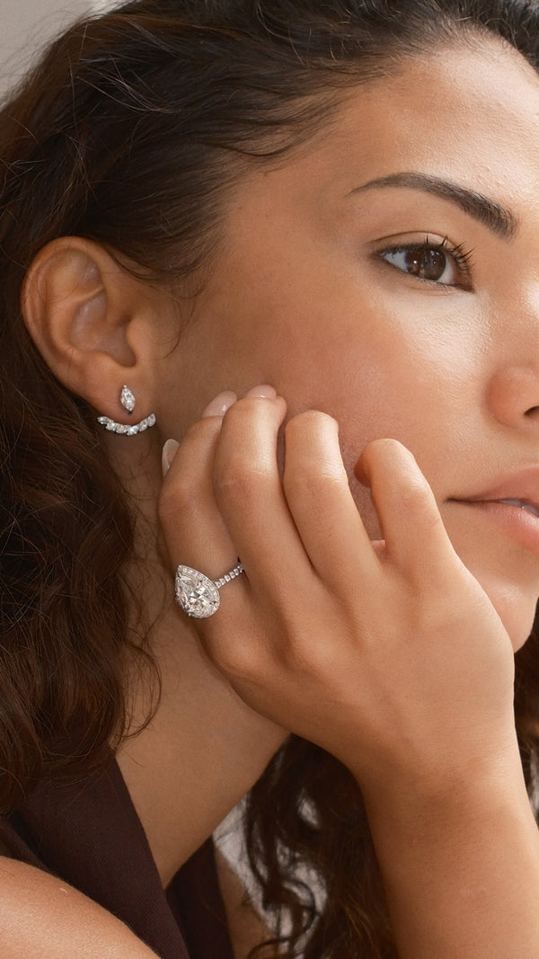 Lana Ear Jacket Earrings Sterling Silver