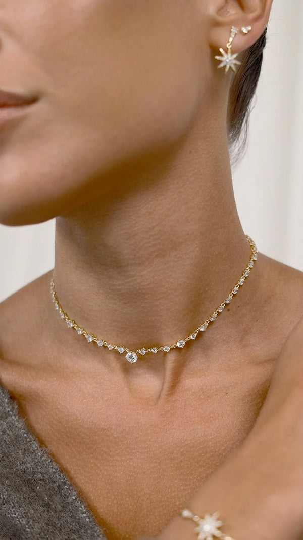 Phoenix Baby Necklace Gold Vermeil