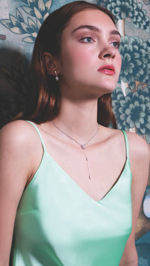 Mimosa Necklace Silver
