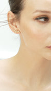 Lightning Stud Earring Gold Vermeil