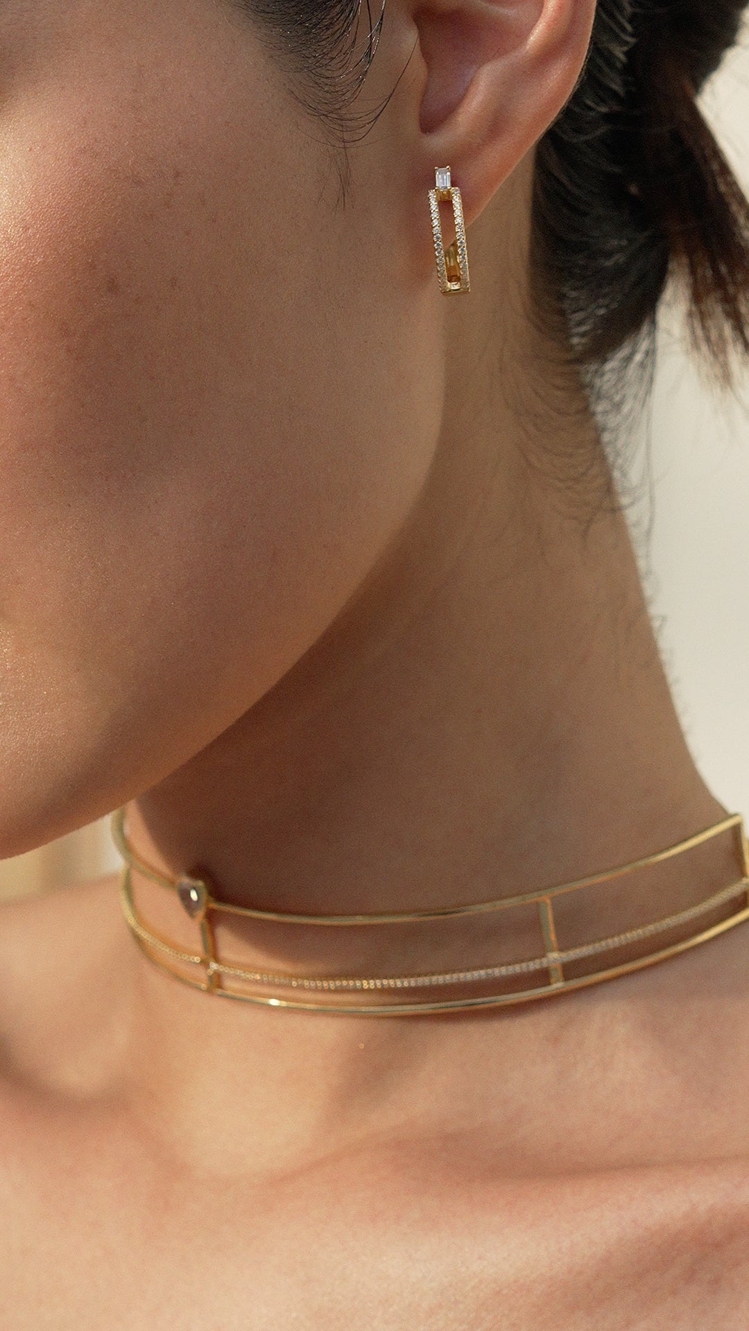 Araminta Collar Necklace 18K Gold Vermeil