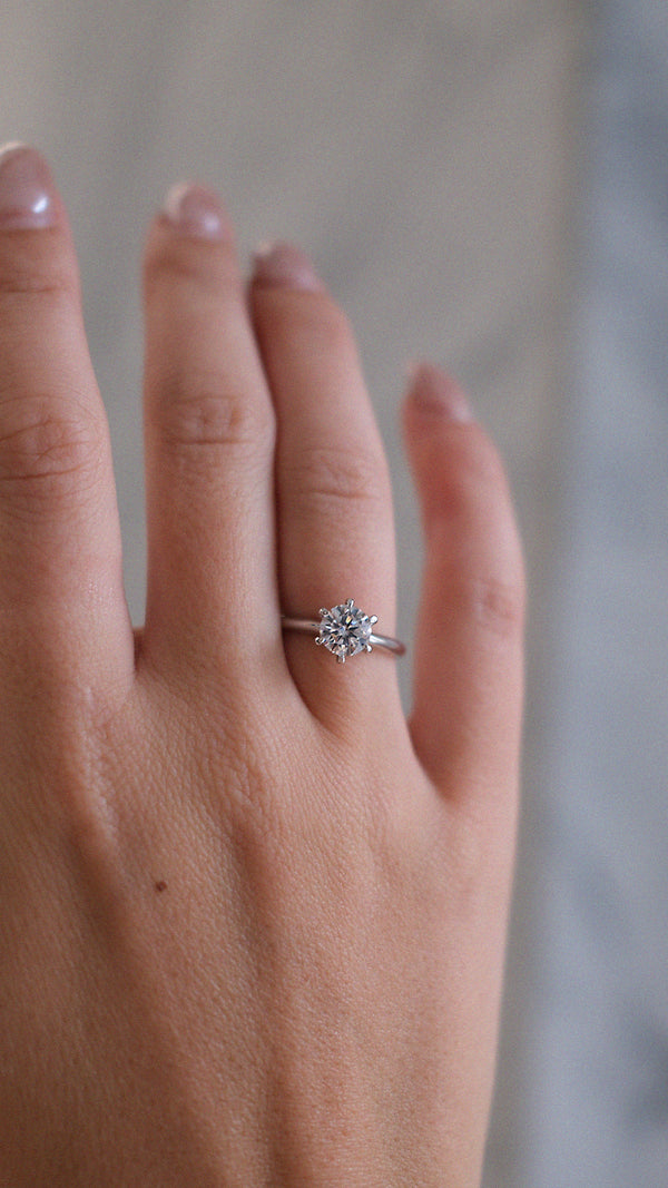 Maverick 1ct Solitaire White Gold
