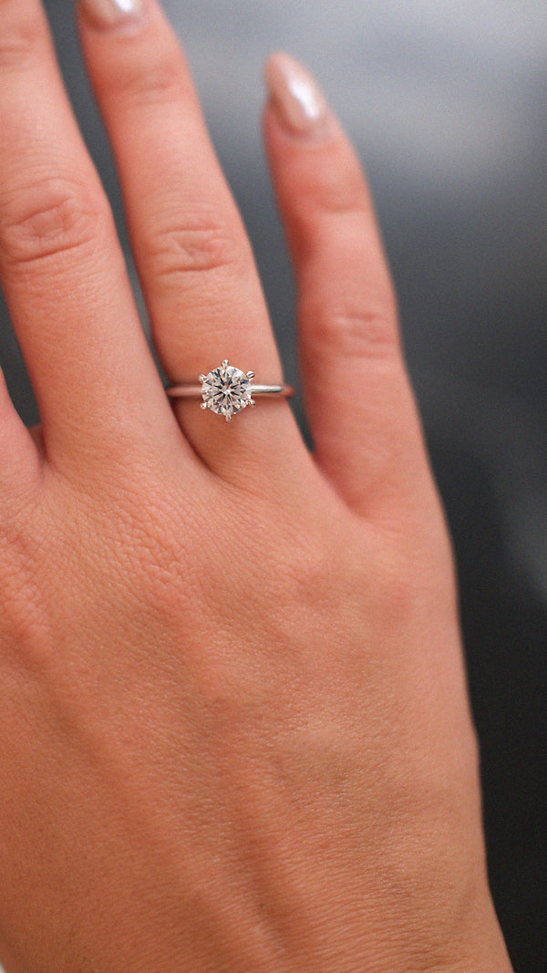 Maverick 1ct Solitaire White Gold