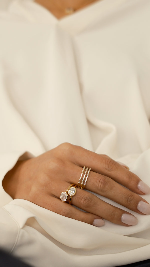 Mia Ring Gold Vermeil