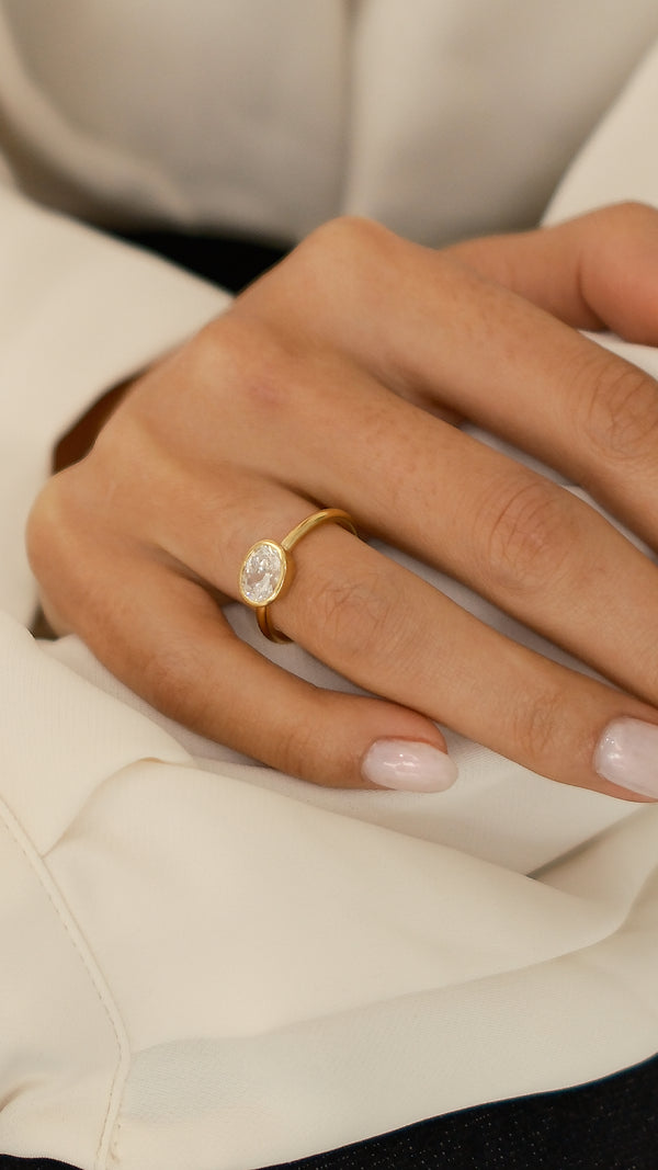 Mia Ring Gold Vermeil