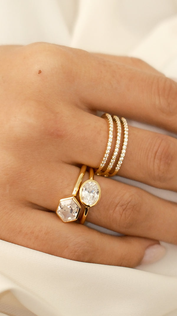 Demi Ring Gold Vermeil