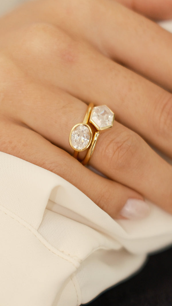 Demi Ring Gold Vermeil