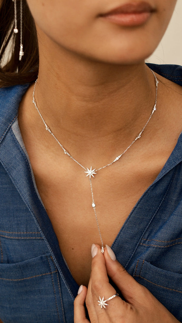 Mimosa Necklace Sterling Silver