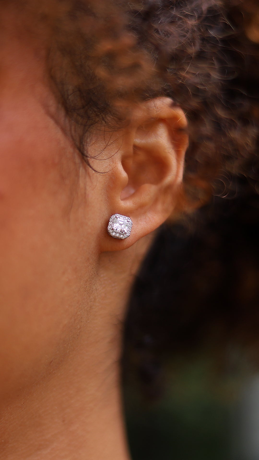 Misha Stud Earrings Sterling Silver