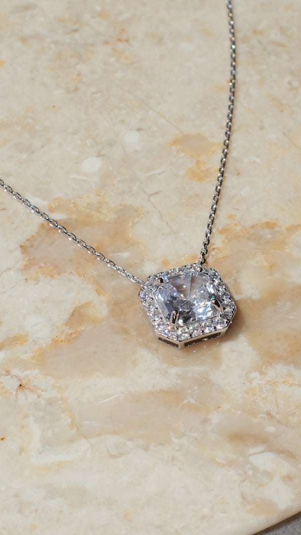Misha Grand Necklace Sterling Silver