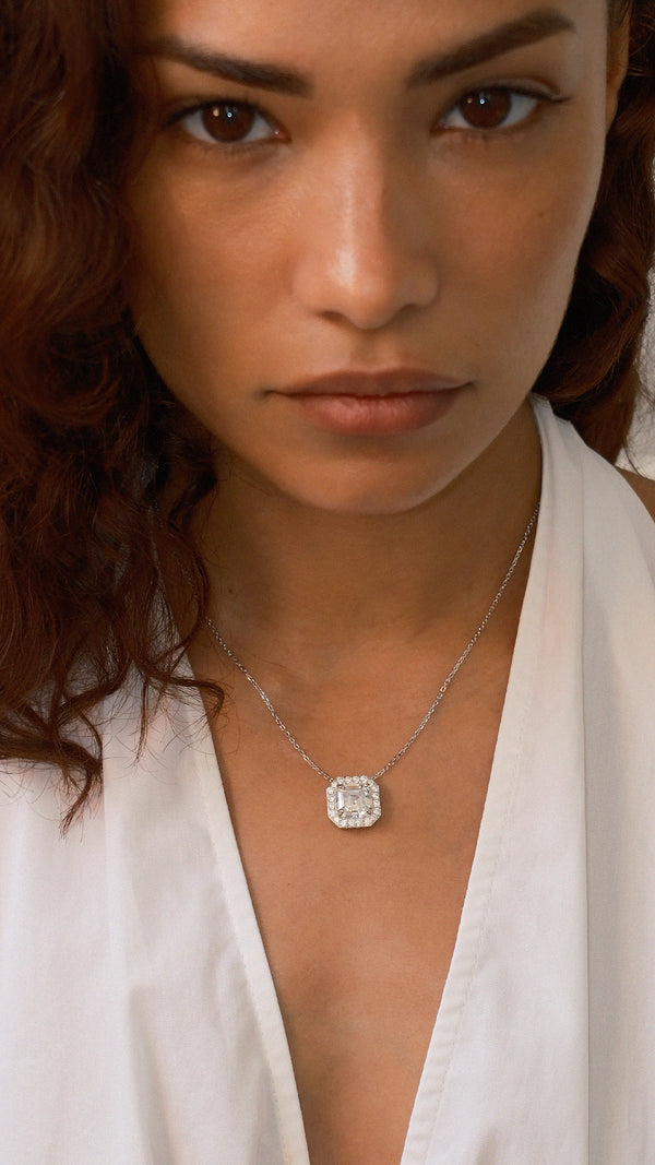 Misha Grand Necklace Sterling Silver