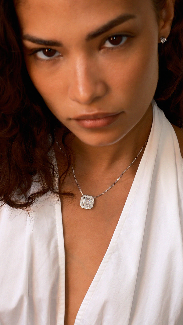 Misha Grand Necklace Sterling Silver