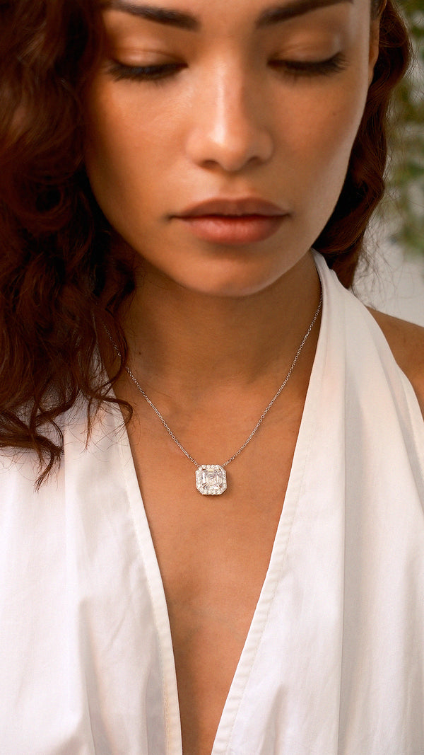 Misha Grand Necklace Sterling Silver
