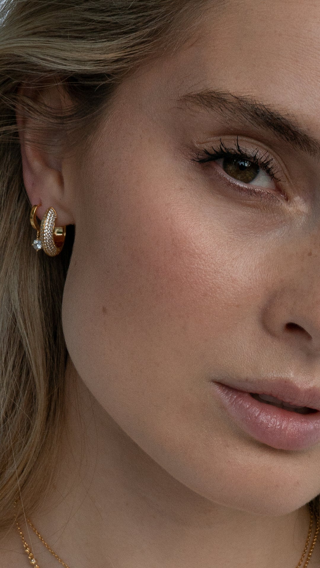 Walden Hoop Earrings Gold Vermeil