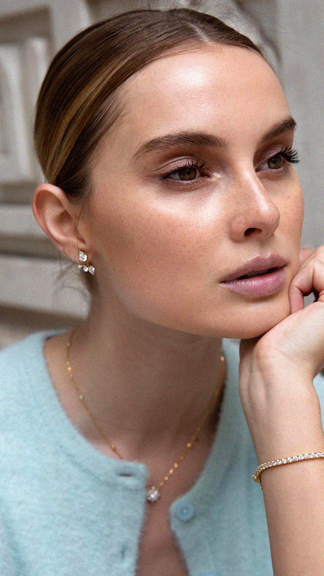 Navis Ear Jacket Earrings Gold Vermeil