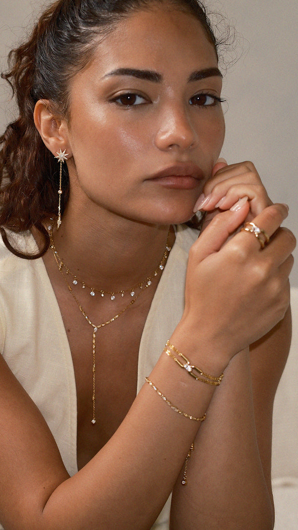Nova Earrings Gold Vermeil