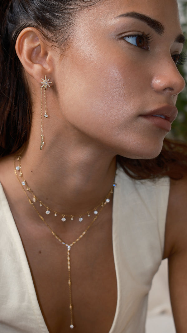 Nova Earrings Gold Vermeil