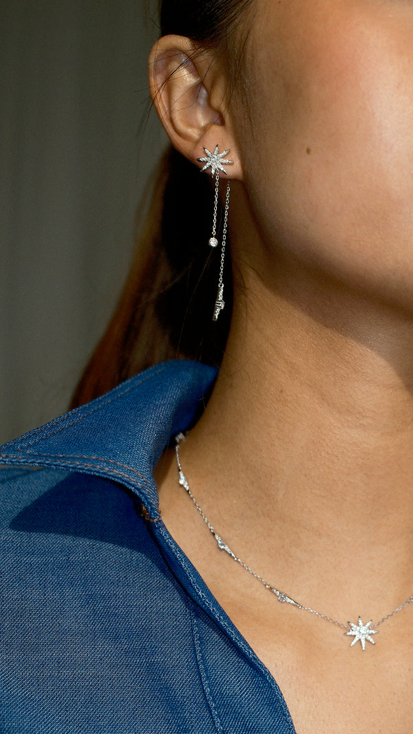 Nova Earrings Sterling Silver