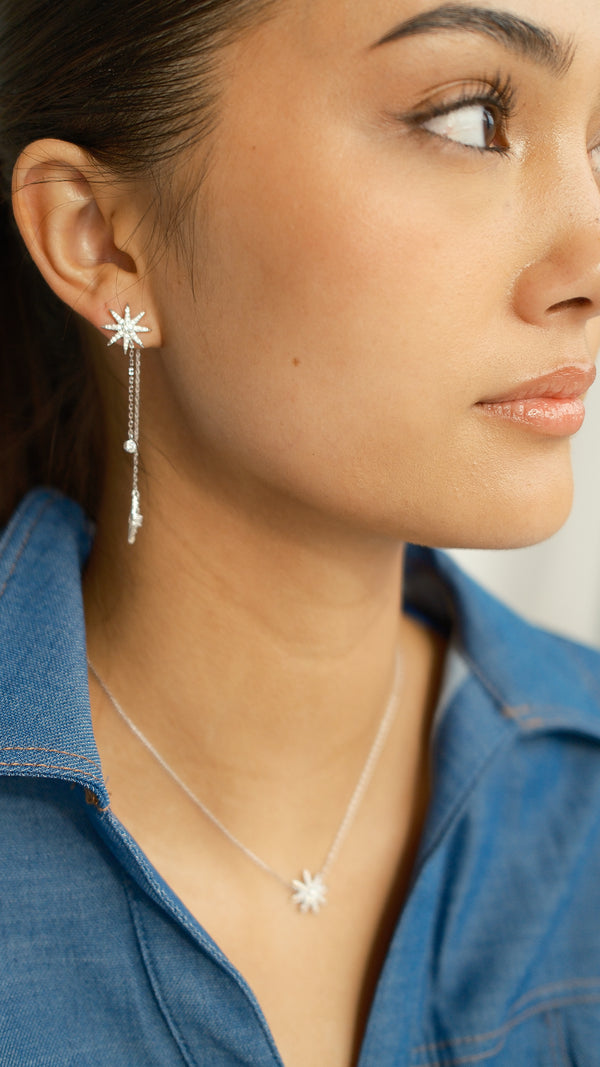 Nova Earrings Sterling Silver