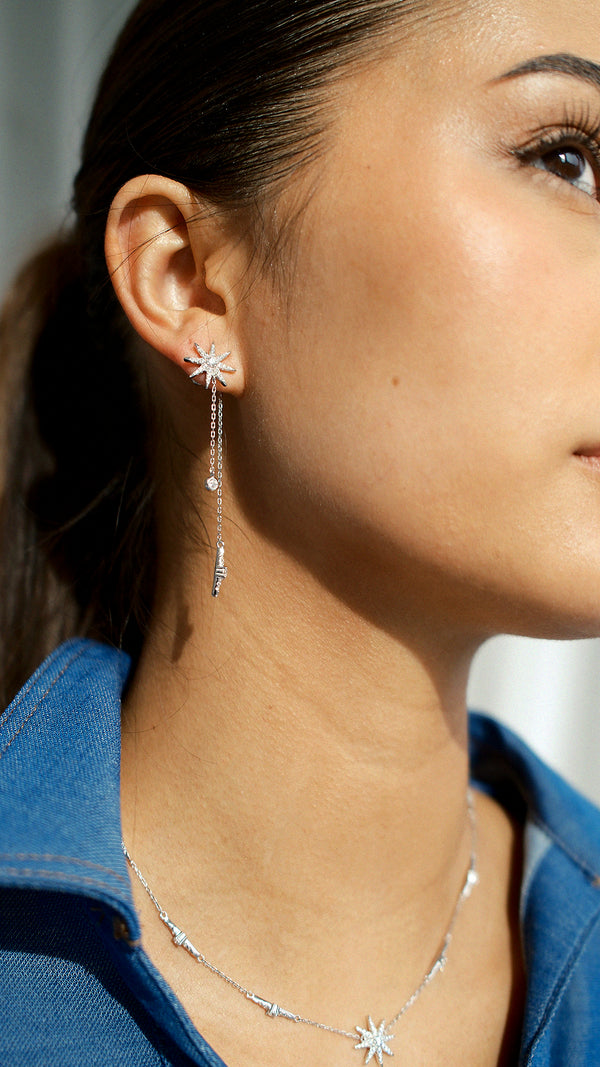 Nova Earrings Sterling Silver