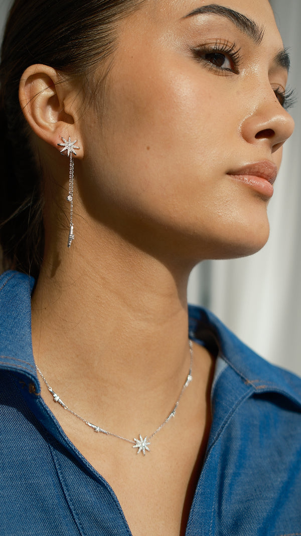 Nova Earrings Sterling Silver