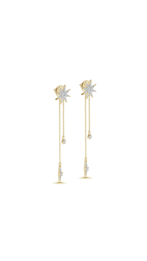 Nova Earrings Gold Vermeil