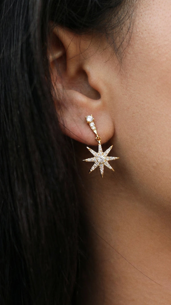 Nysa Earrings Gold Vermeil