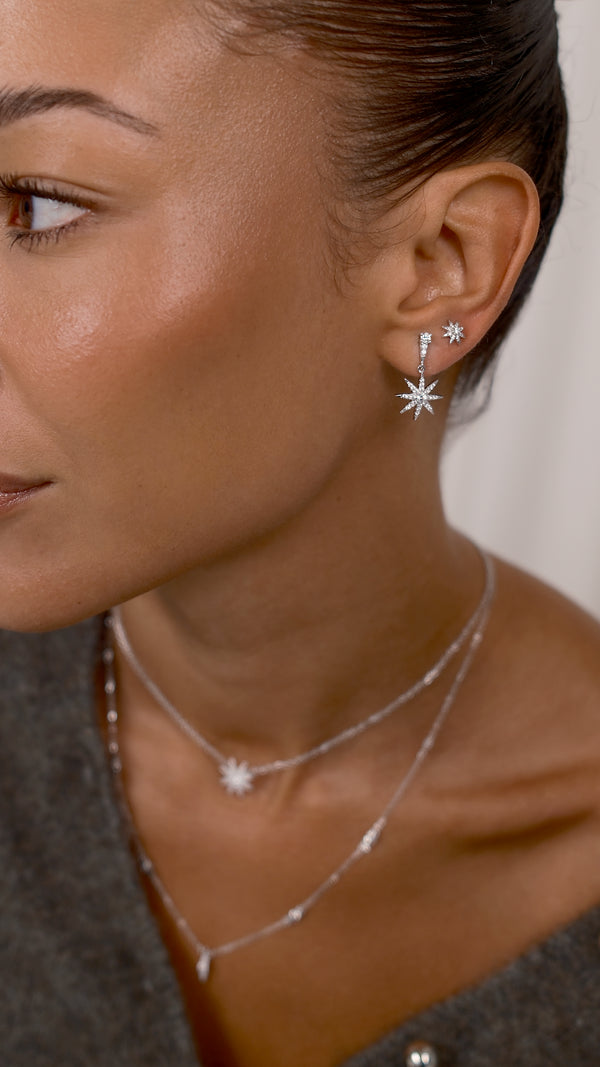 Comet Stud Earring Sterling Silver