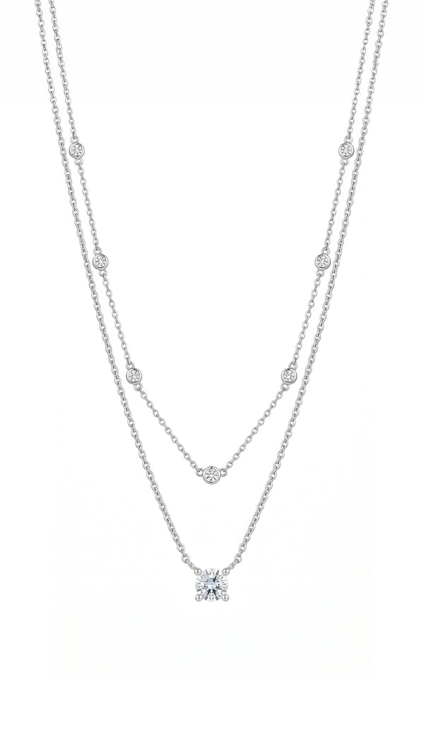 Olivia Necklace Sterling Silver
