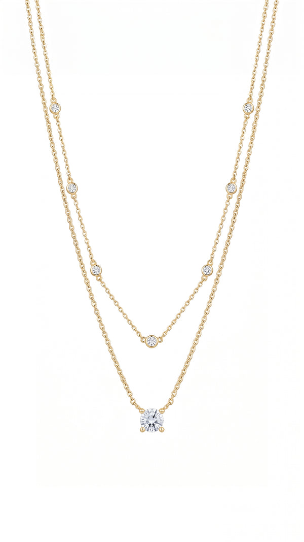 Olivia Necklace Gold Vermeil