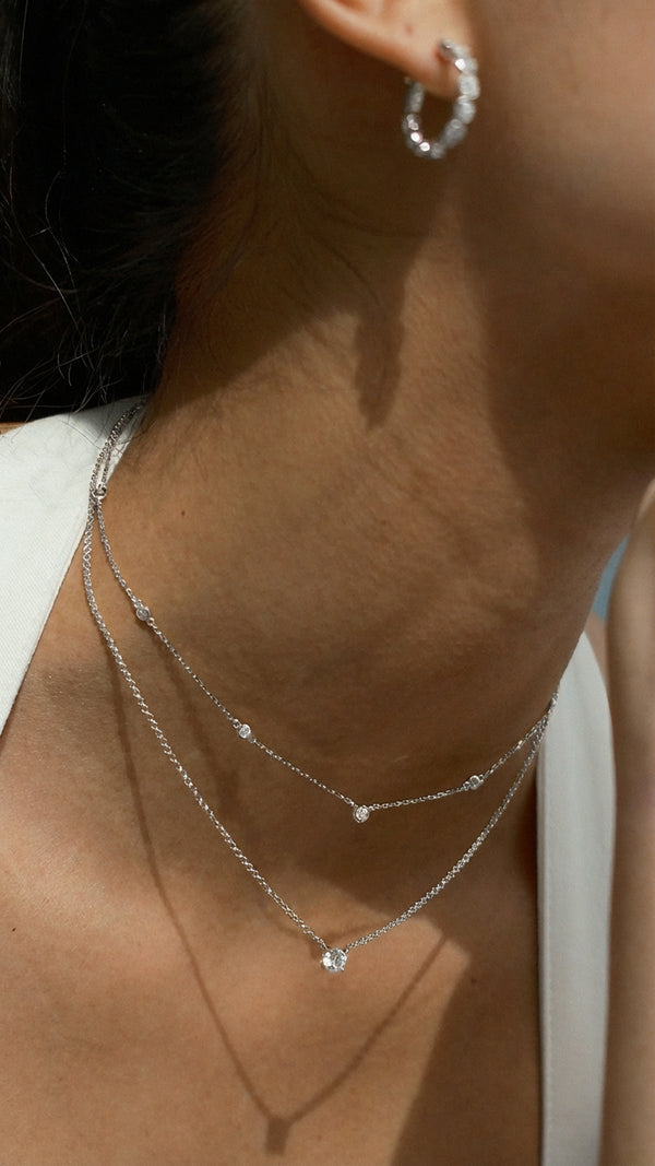 Olivia Necklace Sterling Silver