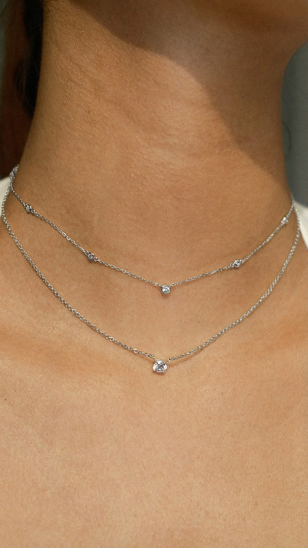 Olivia Necklace Sterling Silver