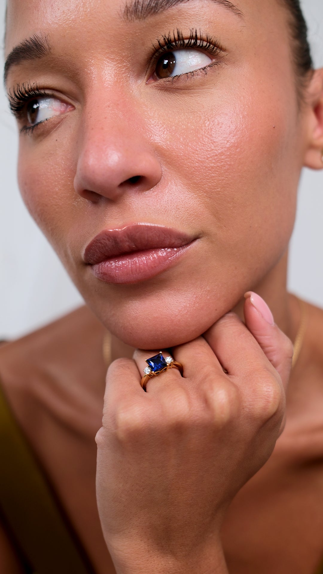 Olivia Ring 1.50ct Sapphire 18K Yellow Gold Sapphire