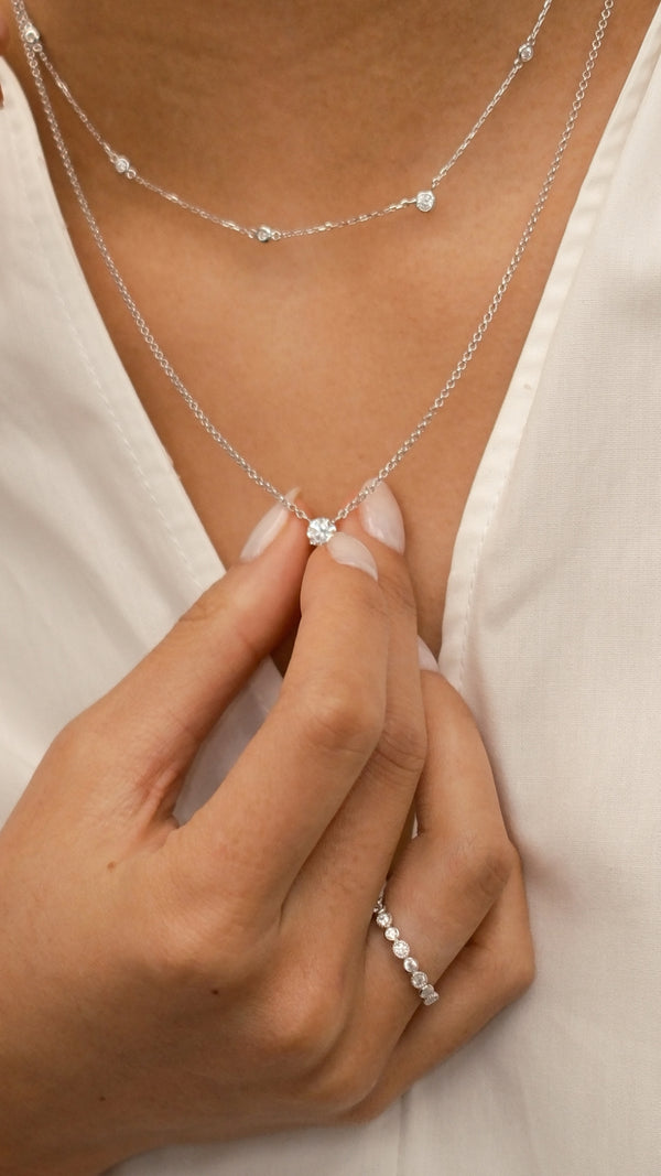 Olivia Necklace Sterling Silver