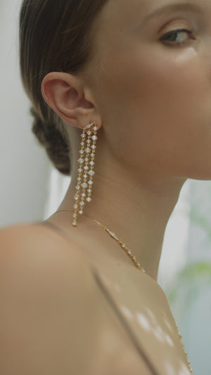 Phoenix Earrings Gold Vermeil