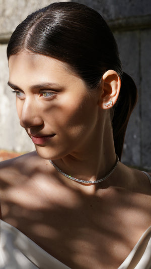 Abigail Studs Silver