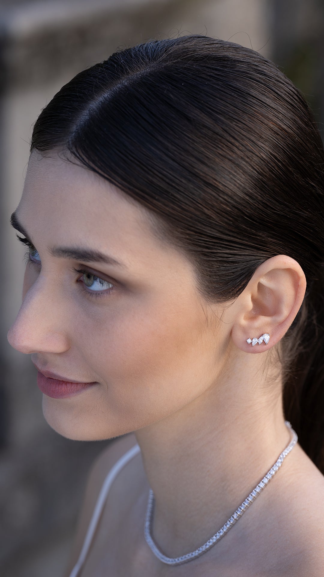 Abigail Studs Silver