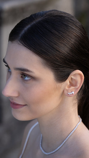 Abigail Studs Silver