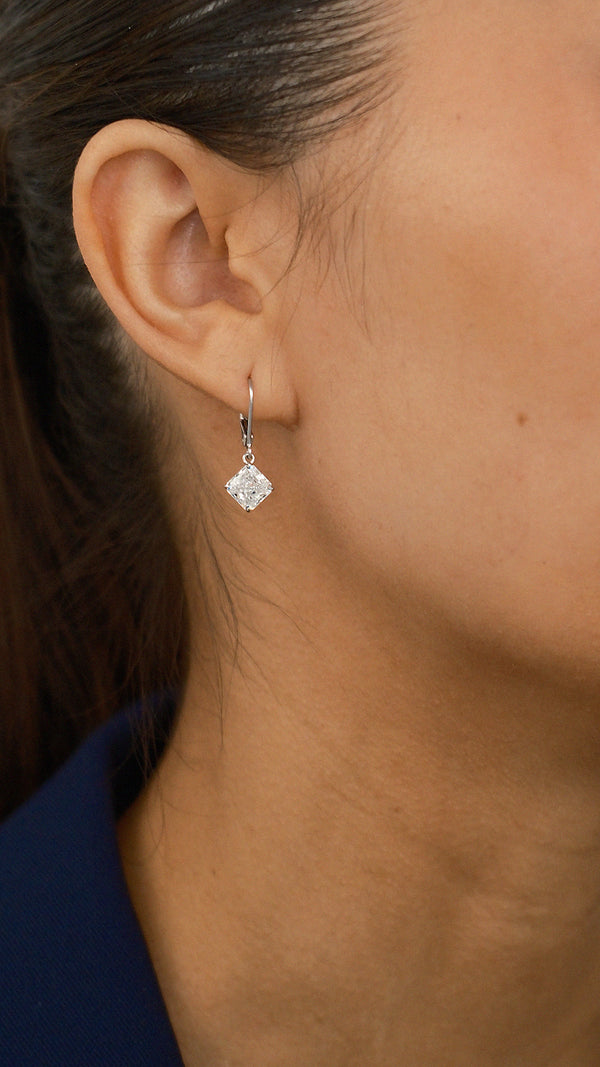 Paisley Earrings Sterling Silver